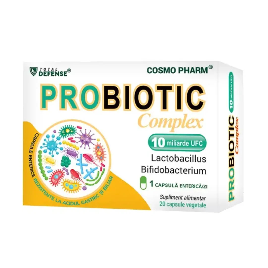 Probiotic Complex 10 Miliarde UFC, 20 Capsule, Cosmo Pharm