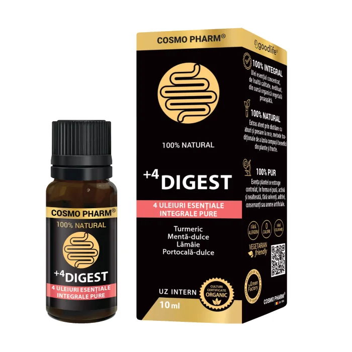 Ulei Esențial +4 Digest, 10 Ml, Cosmo Pharm