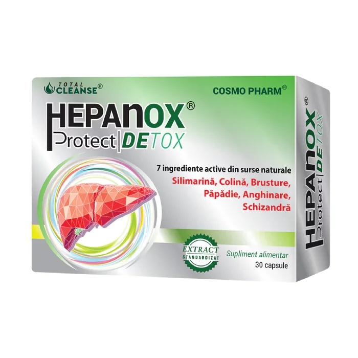 Hepanox Protect Detox, 30 Capsule, Cosmo Pharm