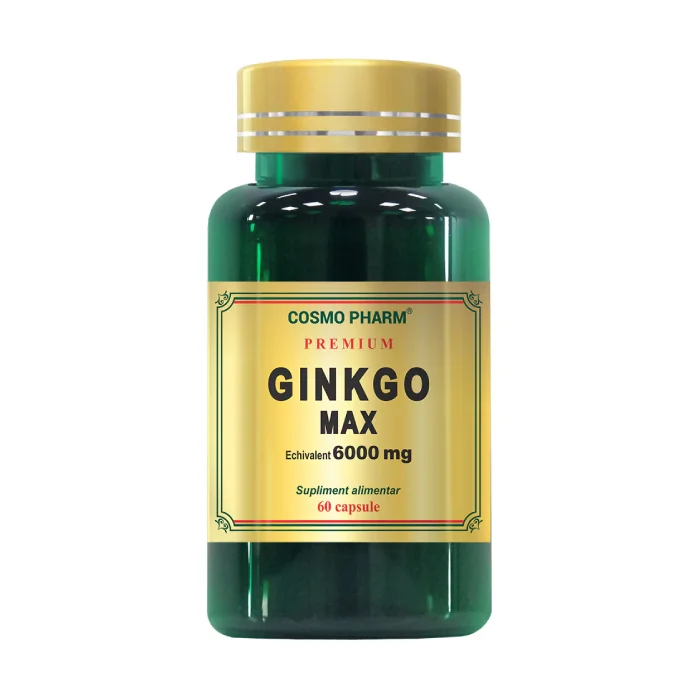 Ginkgo Max 6000mg, 60 Capsule, Cosmo Pharm