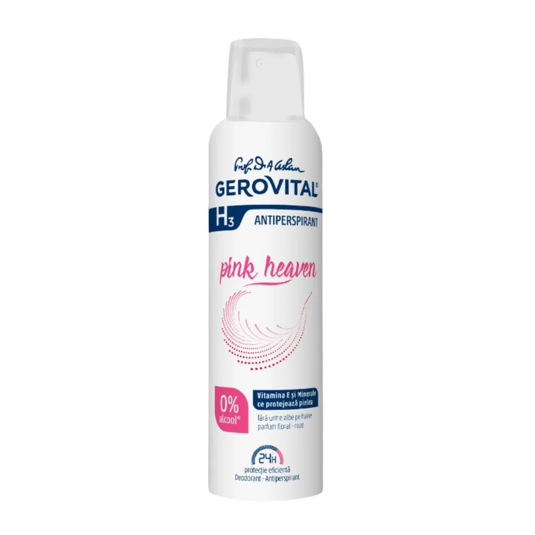 Antiperspirant Pink Heaven H3, 150 Ml, Gerovital