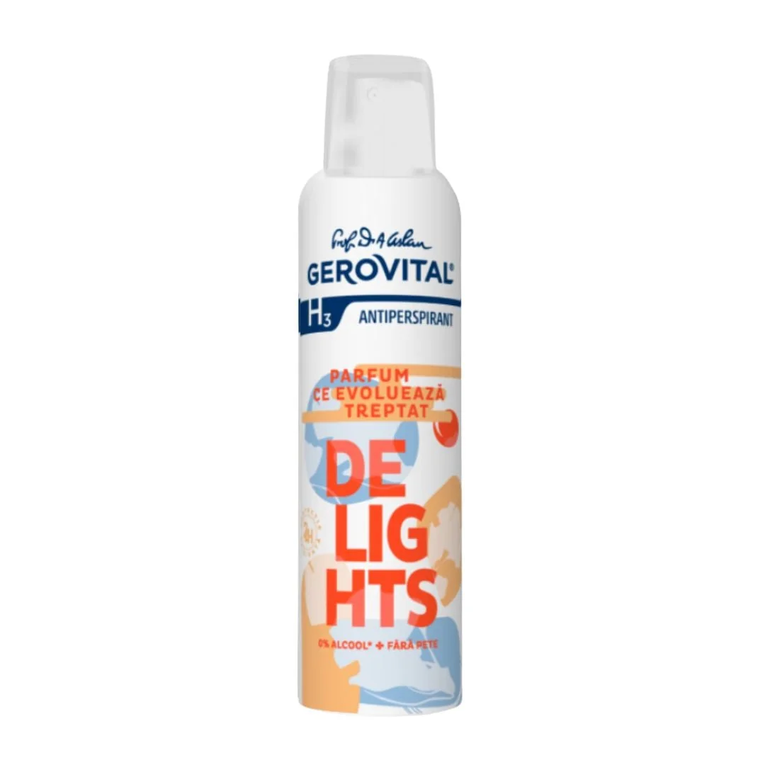 Antiperspirant Delights H3, 150 Ml, Gerovital
