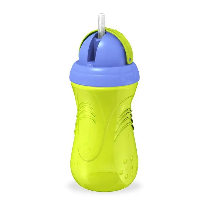 Pahar Sport Cu Pai, Verde, +6 Luni, 350 Ml, Pur