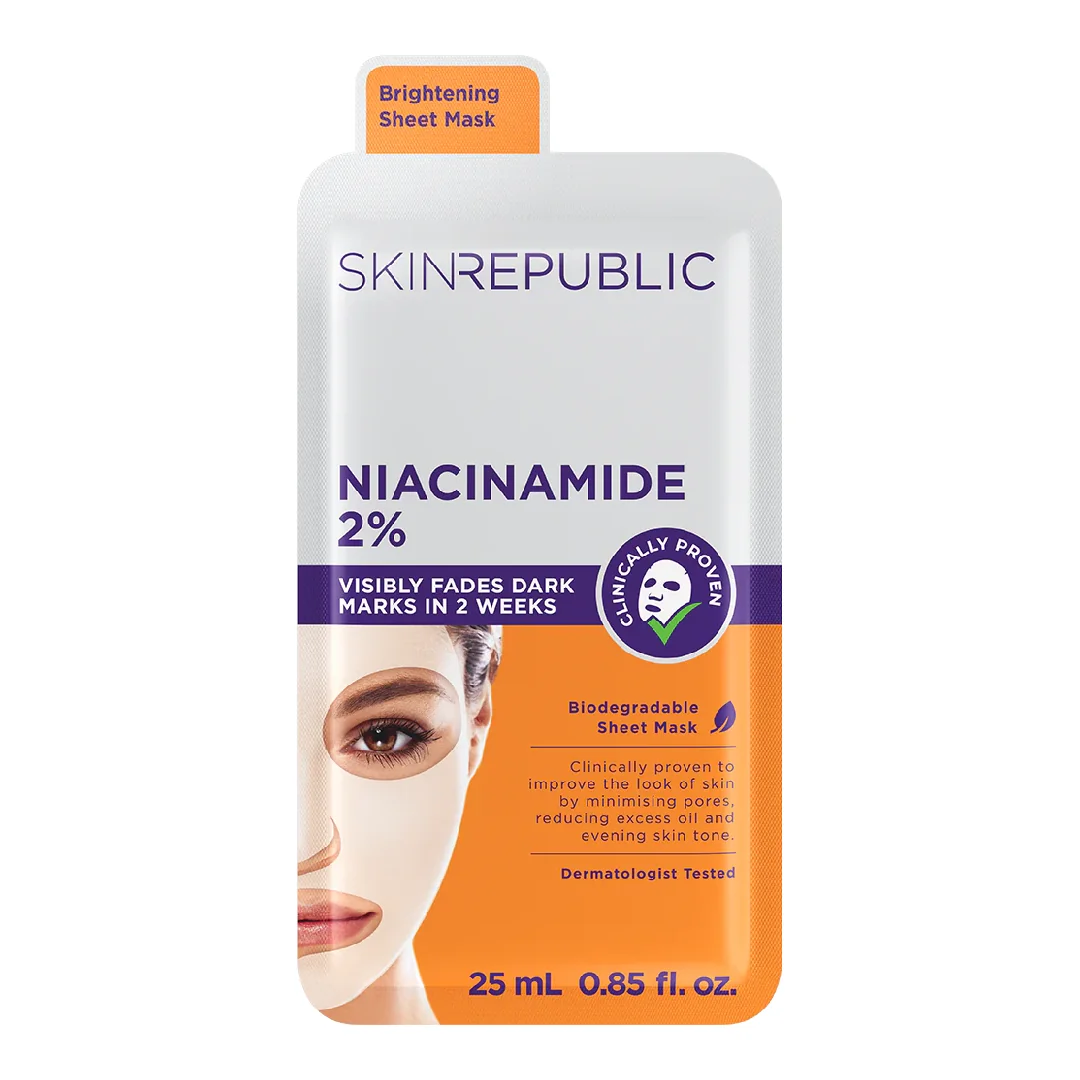 Masca Servetel Cu 2% Niacinamide, Skin Republic