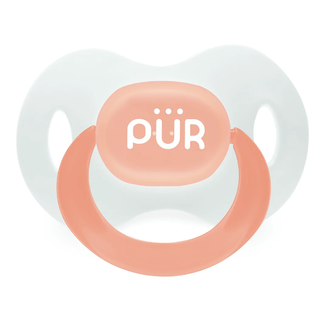 Suzeta Ortodontică Din Silicon, 0-3 Luni, Portocalie, Pur