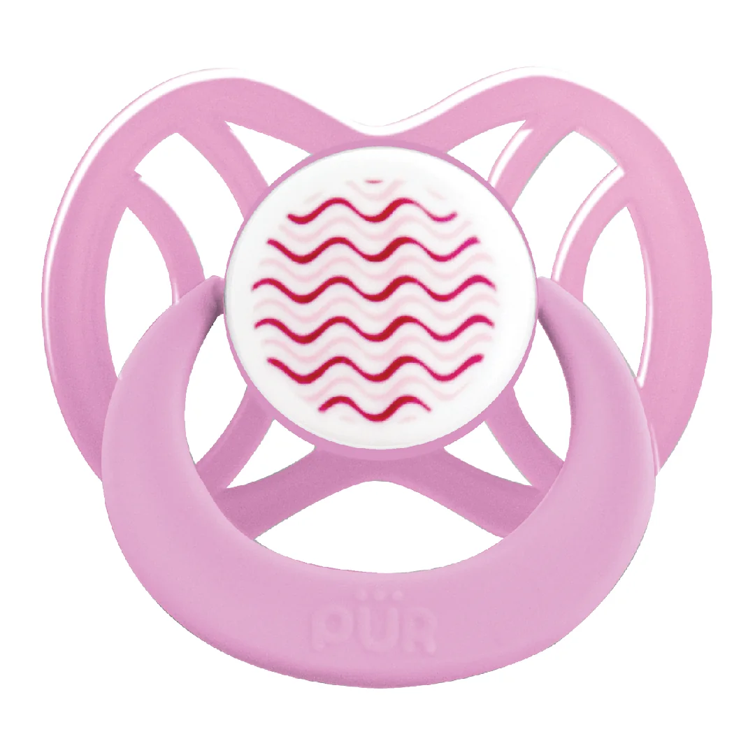 Suzeta Ortodontică Din Silicon, +6 Luni, Roz, PUR