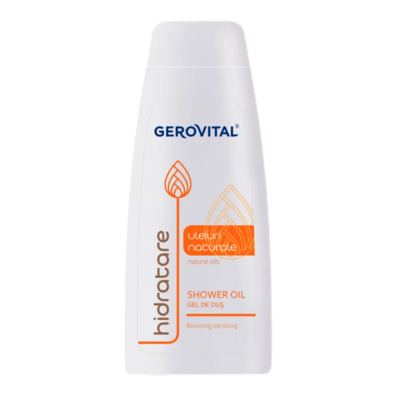 Gel De Dus Cu Uleiuri Naturale, 400 Ml, Gerovital