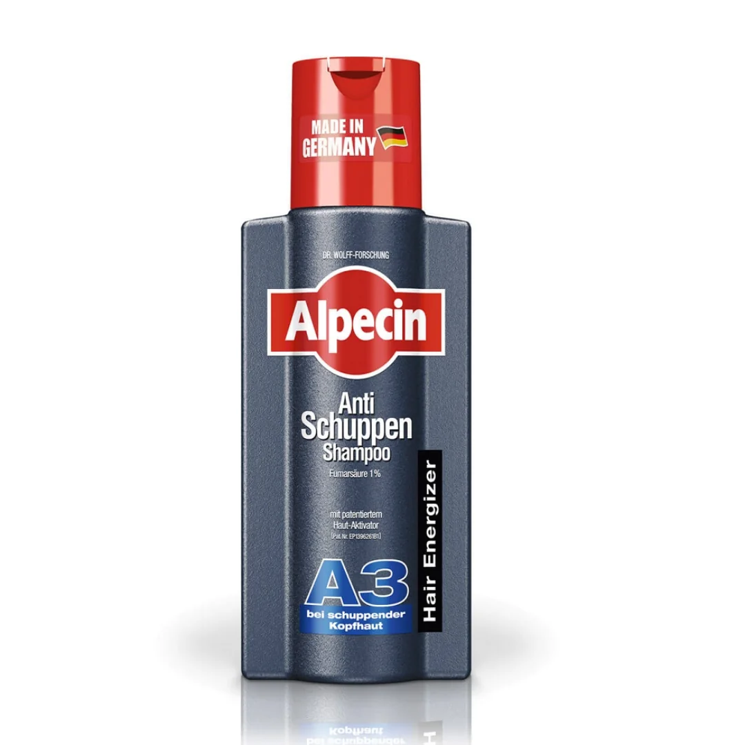 Sampon Anti-Mătreață Pentru Scalp Cu Scuame A3, 250 Ml, Alpecin