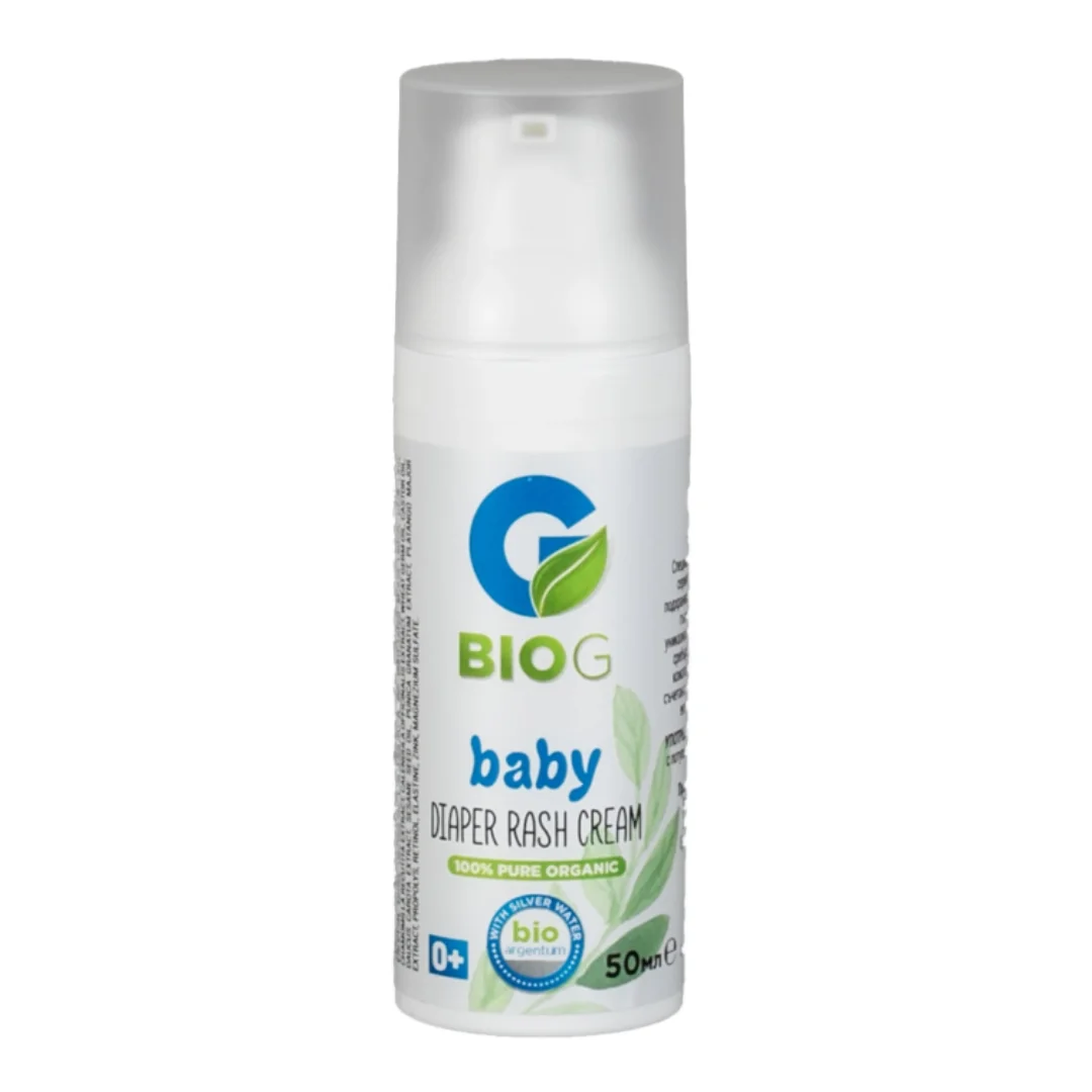 Crema Organica Pentru Zona Scutecului Baby, 50 Ml, BIO G