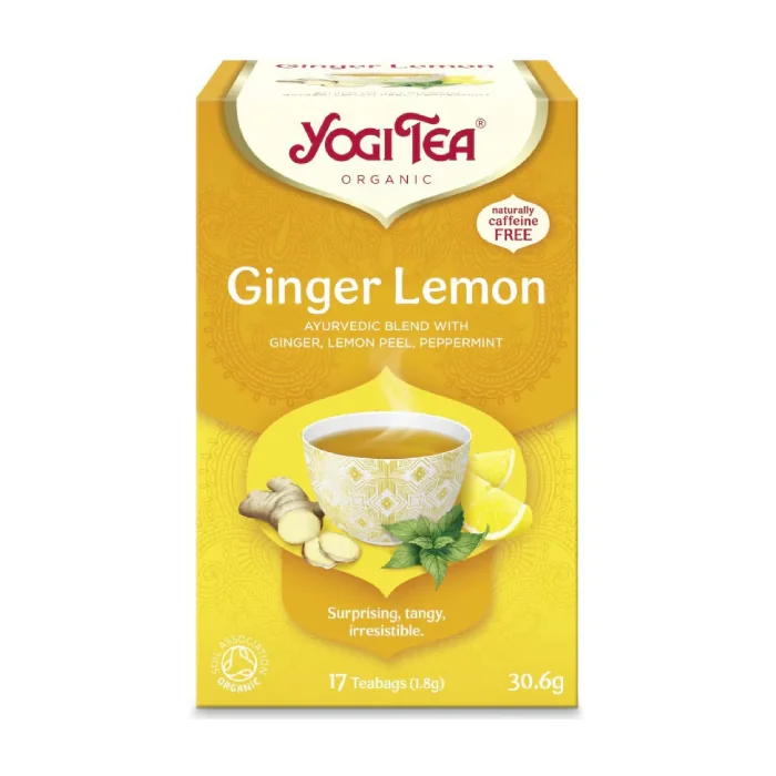 Ceai De Ghimbir Cu Lamaie, 17 Plicuri, Yogi Tea