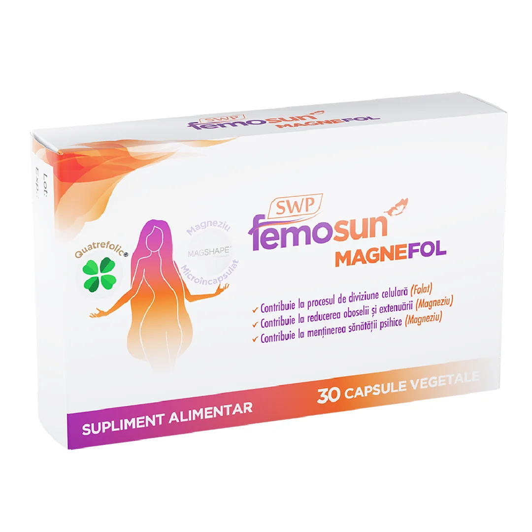 Femosun Magnefol, 30 Capsule Vegetale, Sun Wave Pharma