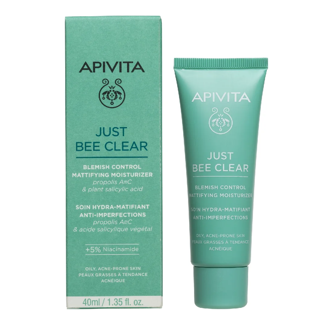 Crema Matiafiantă Anti Acneé Just Bee Clear, 40 Ml, Apivita