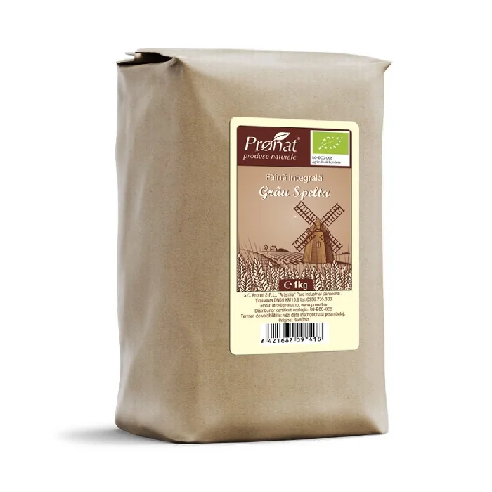 Faina Integrala De Grau Spelta Bio, 1kg, Pronat