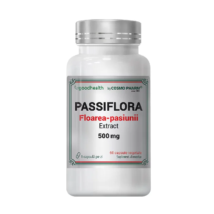 Passiflora Extract, 500 Mg, 60 Comprimate, Cosmo Pharm