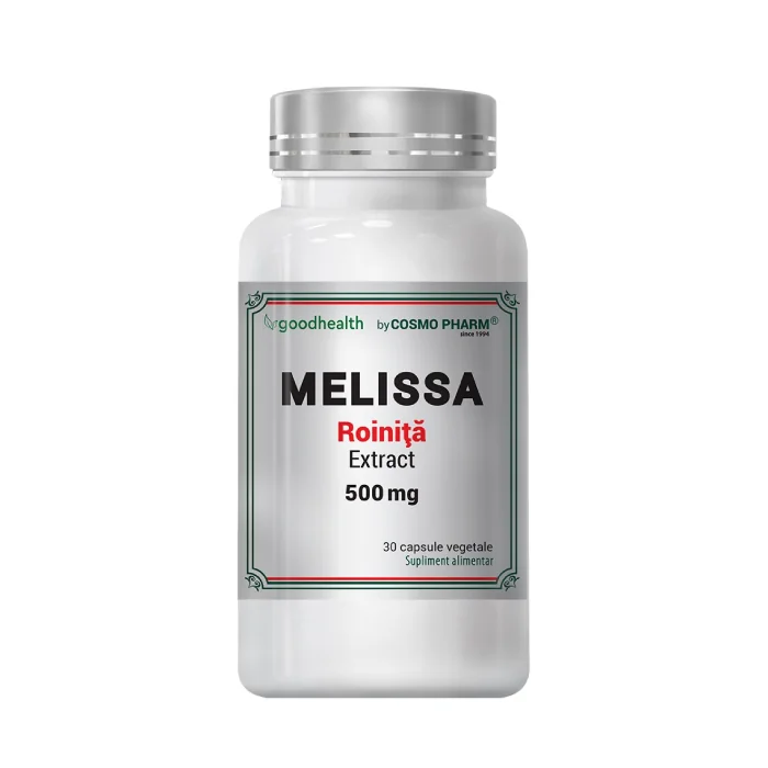 Melissa Extract, 500 Mg, 30 Capsule, Cosmo Pharm
