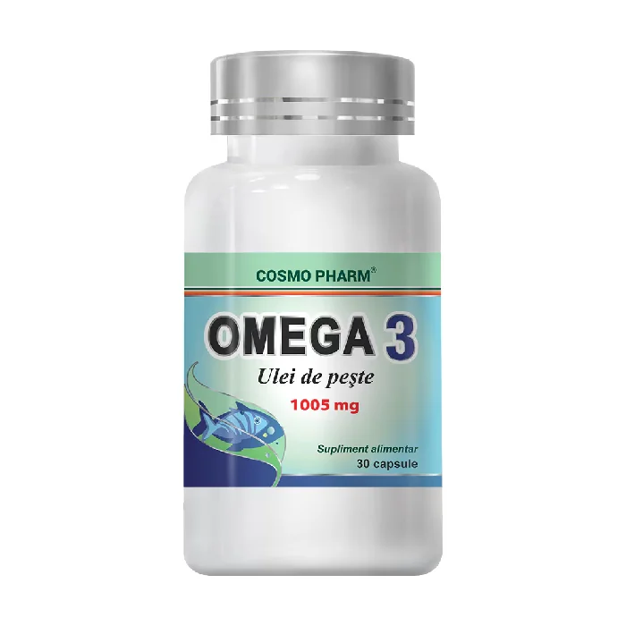 Omega 3 Ulei De Pește 1005mg, 30 Capsule, Cosmo Pharm
