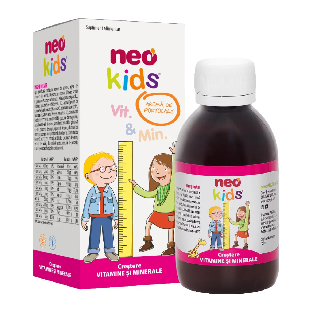 Sirop Creștere, 150ml, Neo Kids