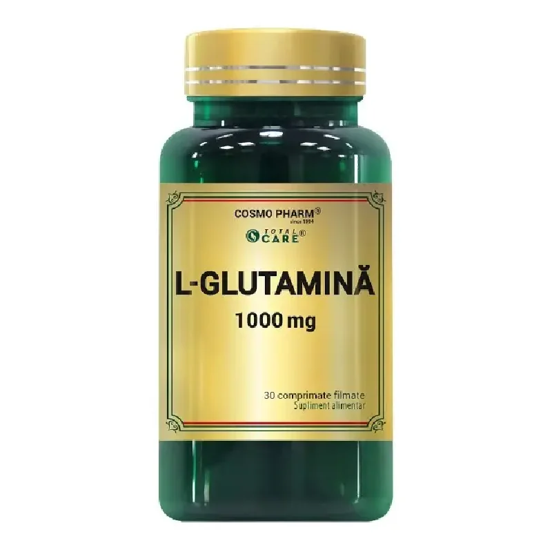 L-Glutamina, 1000 Mg, 30 Comprimate, Cosmo Pharm