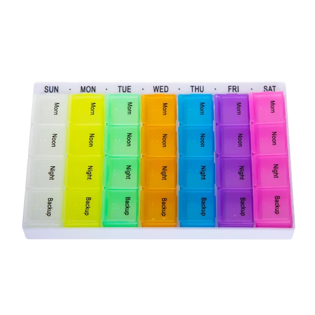 Organizator Săptămânal Pentru Medicamente Cu Separator, Narcis