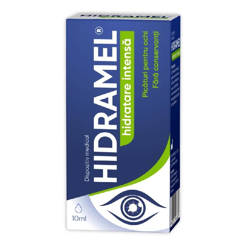 Picături De Hidratare Intensă Pentru Ochi Hidramel, 10ml, Zdrovit