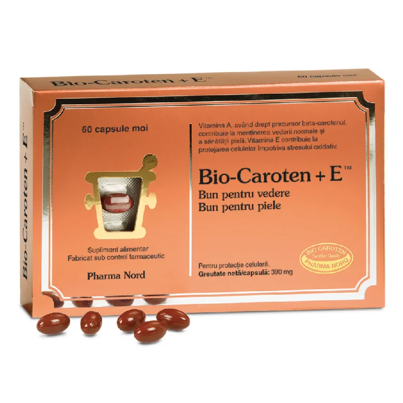 Bio-Caroten + E, 60 Capsule, Pharma Nord