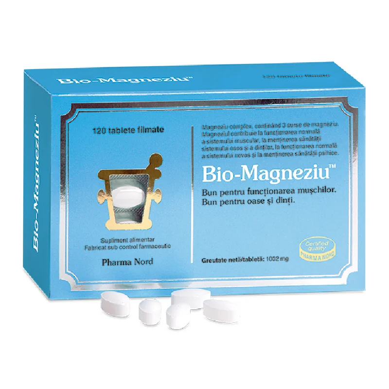 Bio-Magneziu, 120 Tablete, Pharma Nord