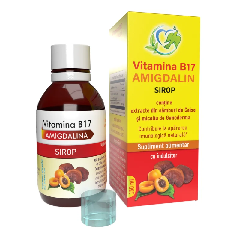 Vitamina B17 Amigdalina Șirop, 150 Ml, Justin Pharma