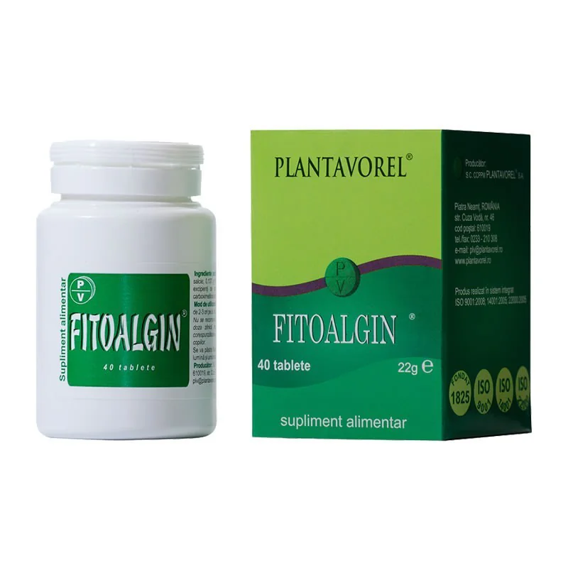 Fitoalgin, 40 Tablete, Plantavorel