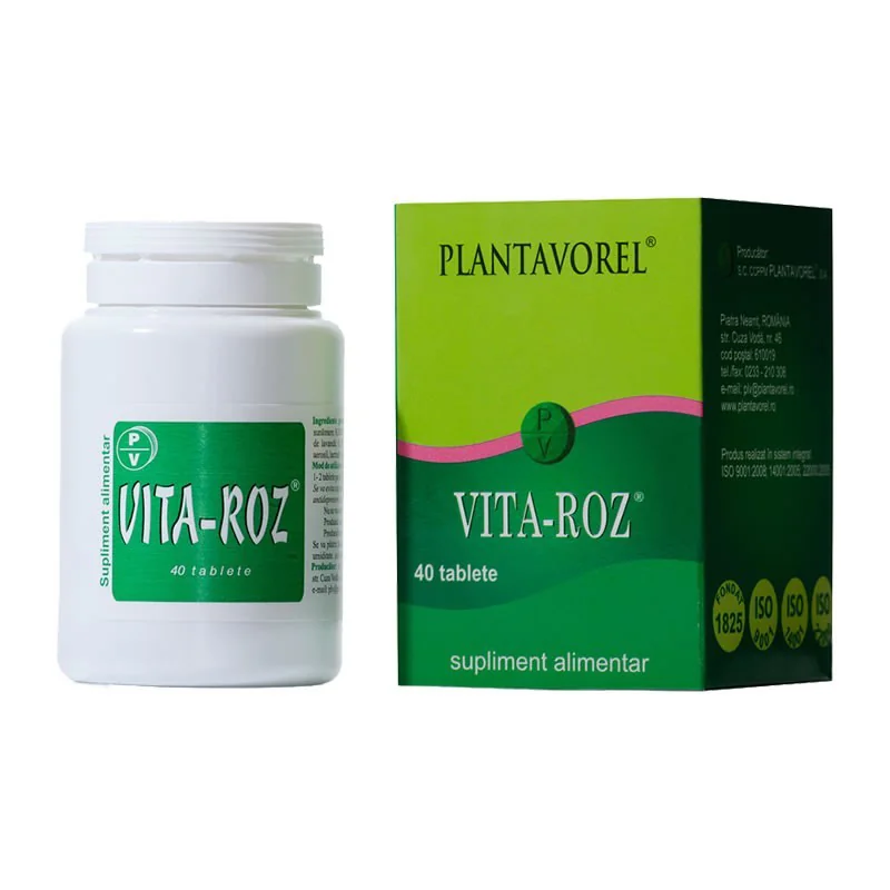 Vita-Roz, 40 Tablete, Plantavorel