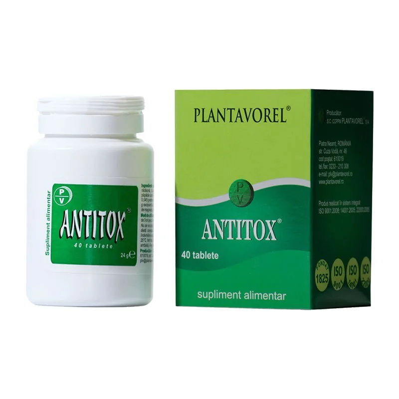 Antitox, 40 Tablete, Plantavorel