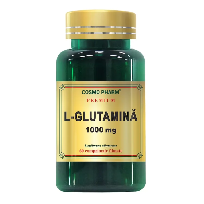 L-Glutamina, 1000 Mg, 60 Comprimate, Cosmo Pharm