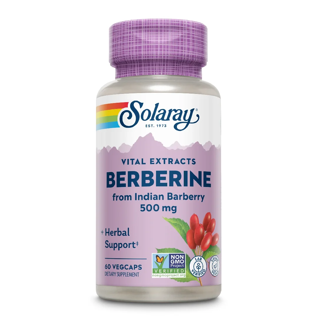 Berberine Solaray, 60 Capsule Vegetale, Secom