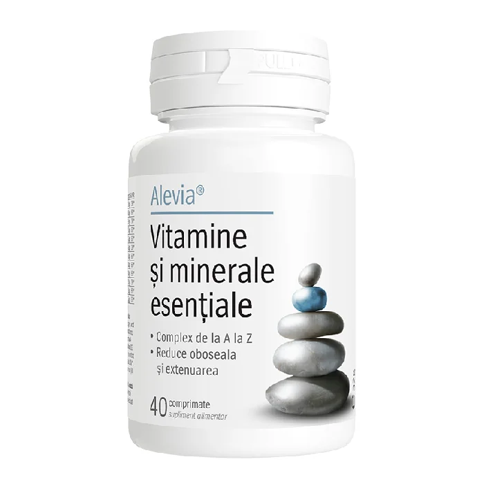 Vitamine Si Minerale, 40 Comprimate, Alevia