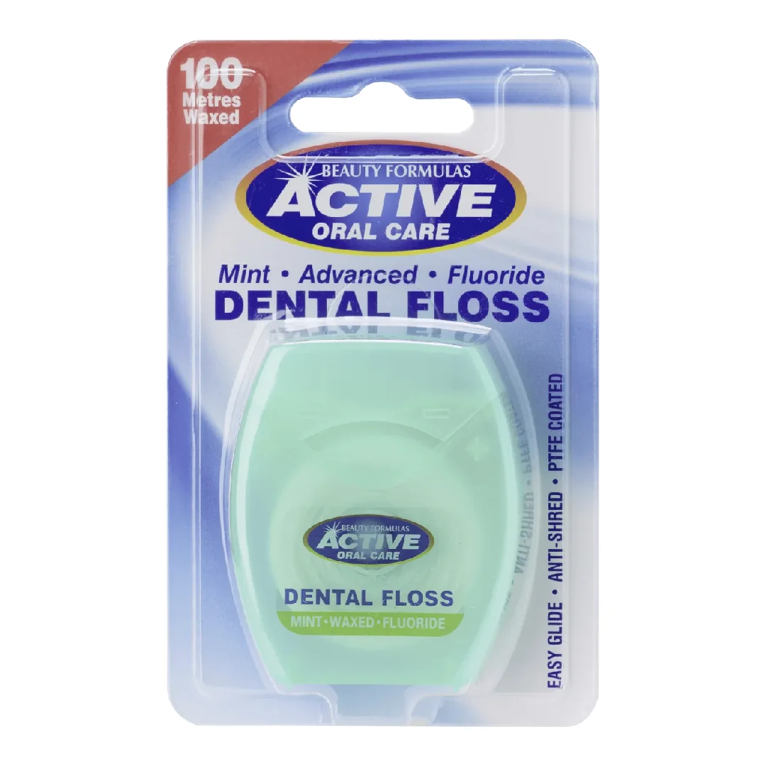Ata Dentara Ceruita Cu Fluor Și Aromă De Mentă, 100 M, Beauty Formulas
