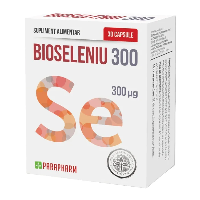 Bioseleniu 300, 30 Capsule, Parapharm