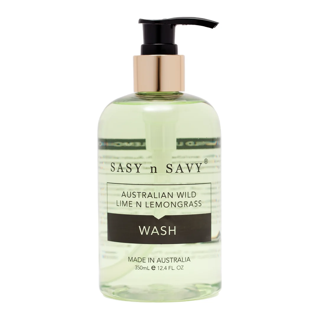 Gel Dus Lime, Lemongrass, 350 Ml, Sasy N Savy