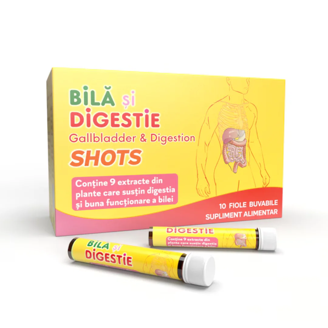 Bila Si Digestie Shots, 10 Fiole, Justin Pharma