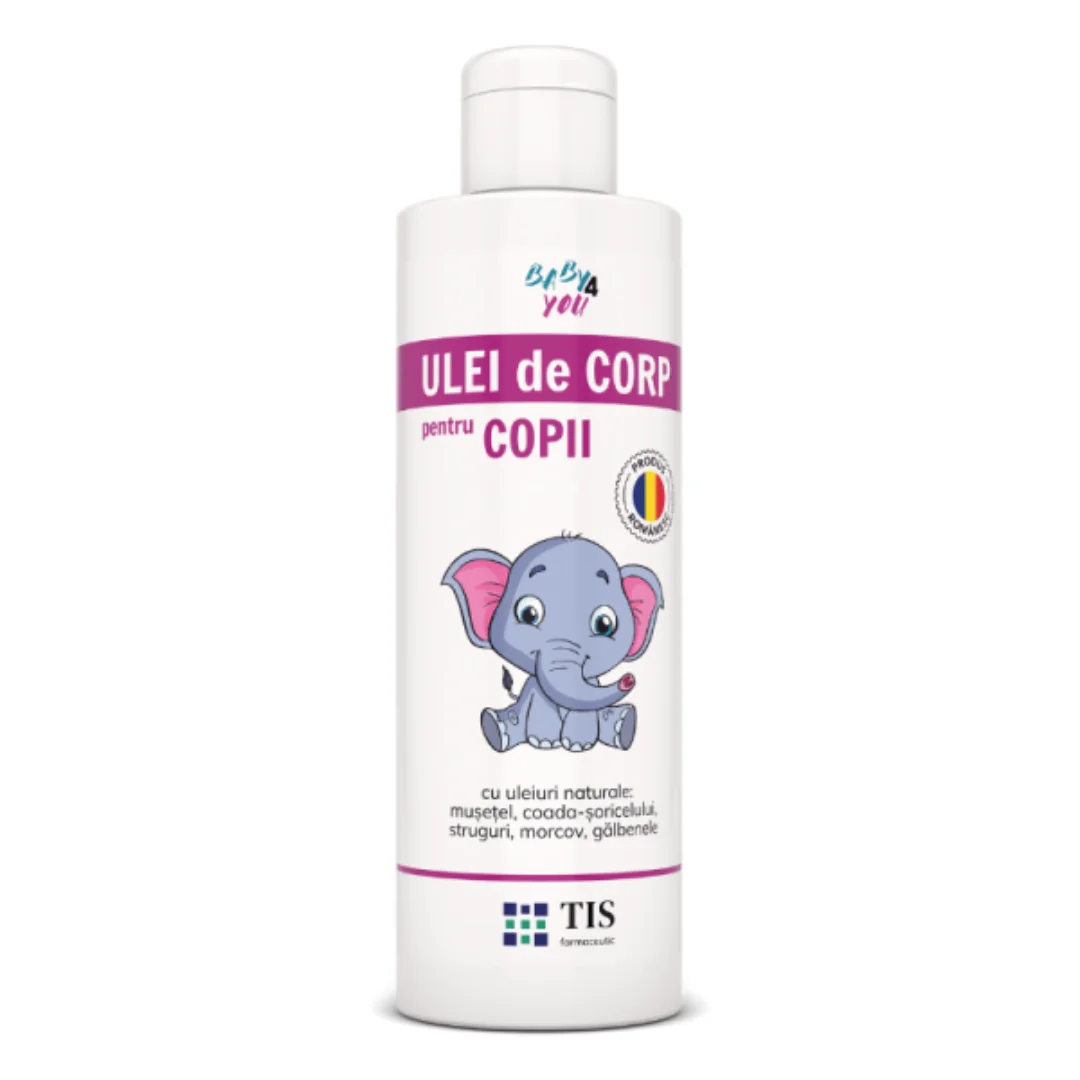 Ulei De Corp Pentru Copii Baby4You, 250 Ml, Tis Farmaceutic