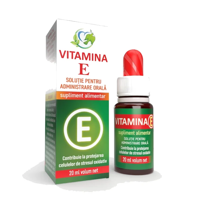 Vitamina E Lichida 20 Ml Uz Intern, Justin Pharma