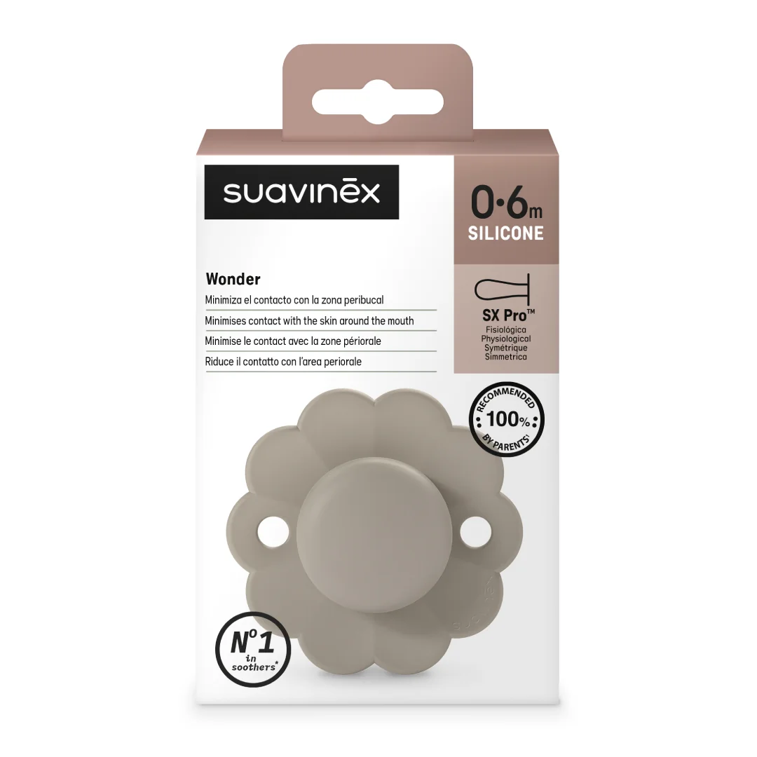 Suzeta Fiziologica Sx Pro Wonder, 0 - 6 Luni, Maro, 1 Bucata, Suavinex