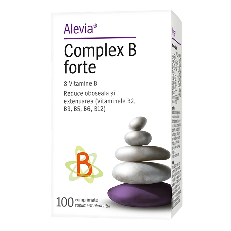 Complex B Forte, 100 Comprimare, Alevia