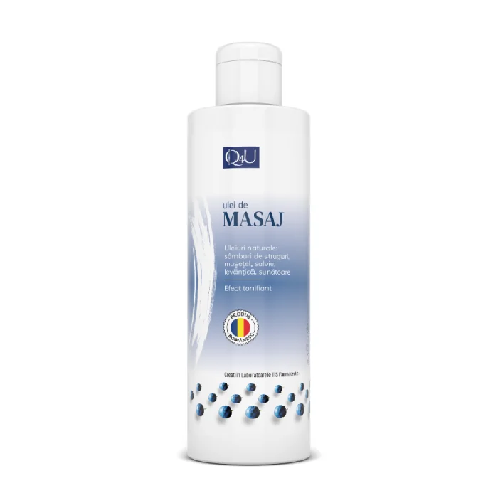 Ulei De Masaj Q4U, 250 Ml, Tis Farmaceutic