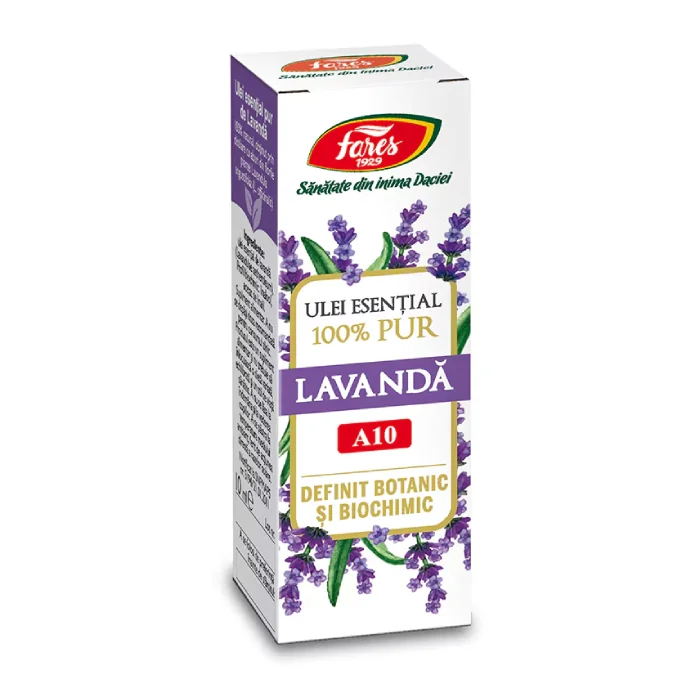 Ulei Esențial De Lavandă, 10 Ml, Fares