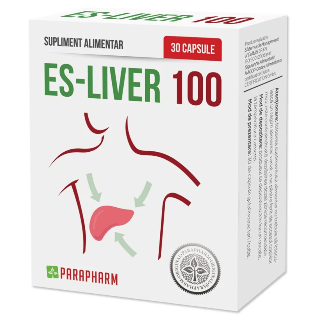 Es-Liver 100, 30 Capsule, Parapharm