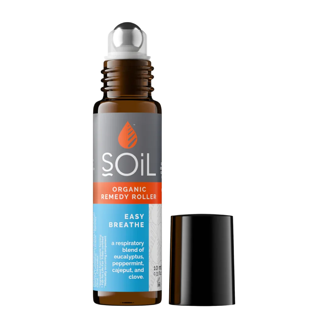 Roll-On Cu Uleiuri Esentiale, Breathe, 10 Ml, SOiL