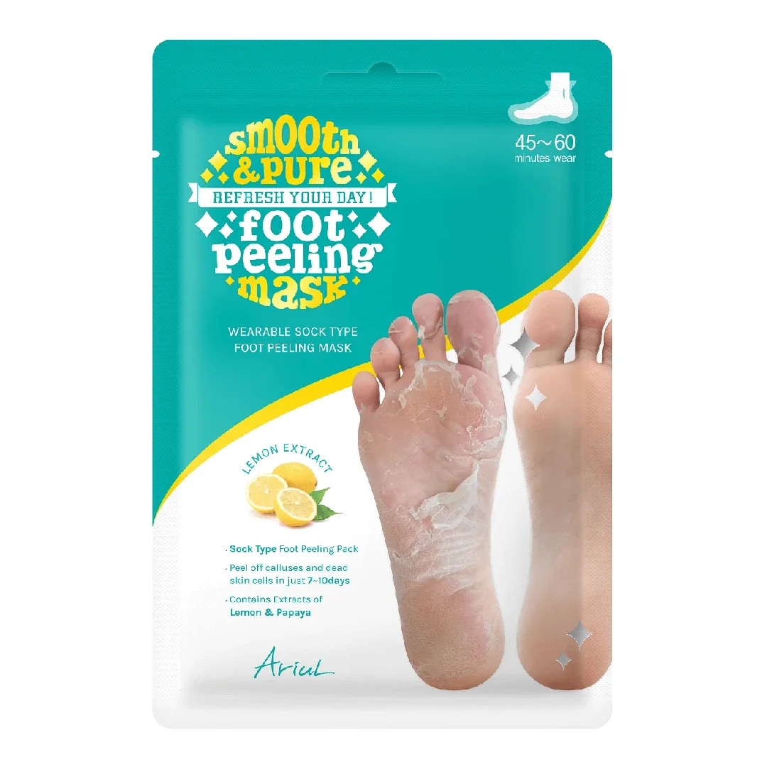 Șosete Exfoliante Pentru Talpi Smooth&Pure Walk Free, 34g, Ariul