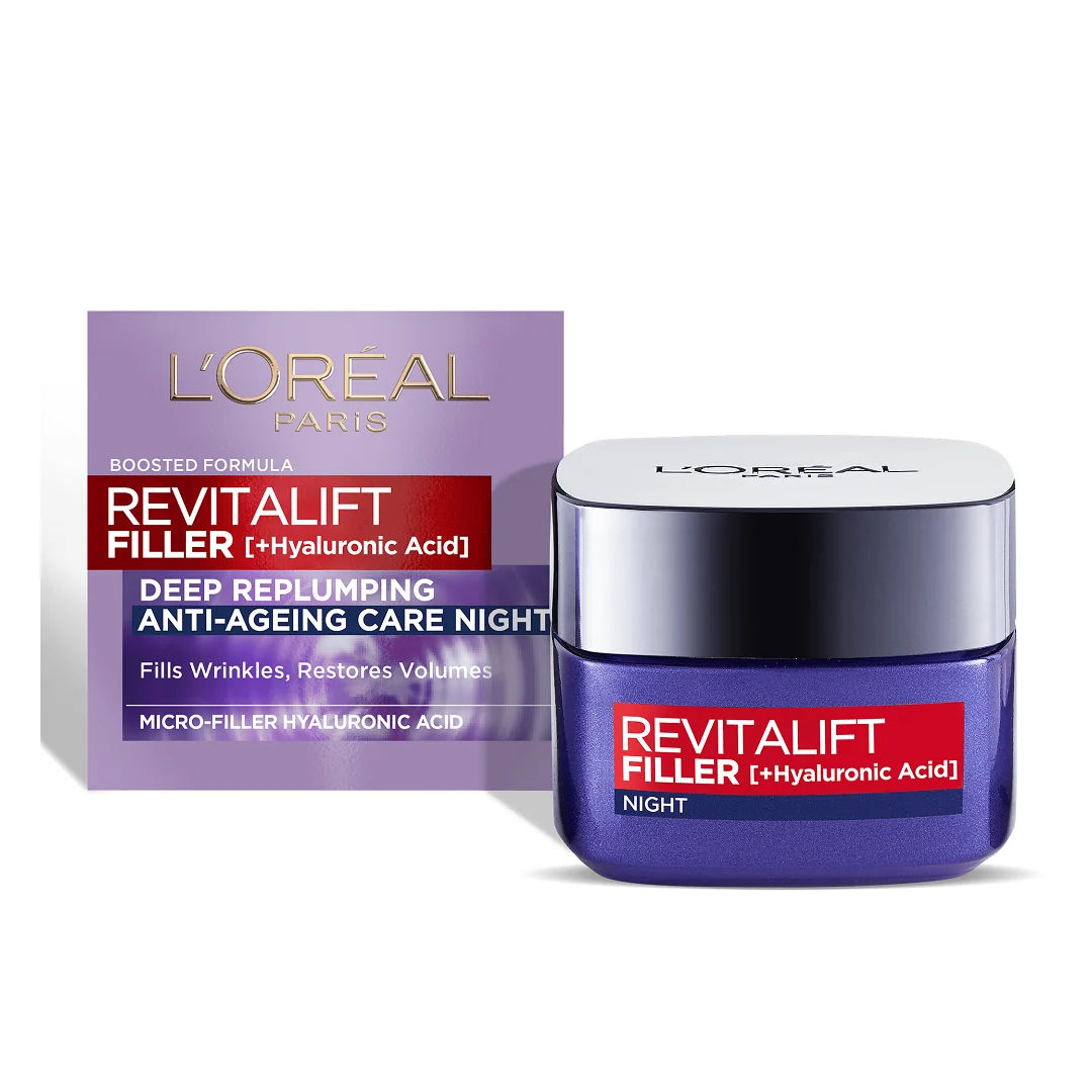 Crema Hidratanta Antirid De Noapte Revitalift Filler, 50 Ml, L'Oreal