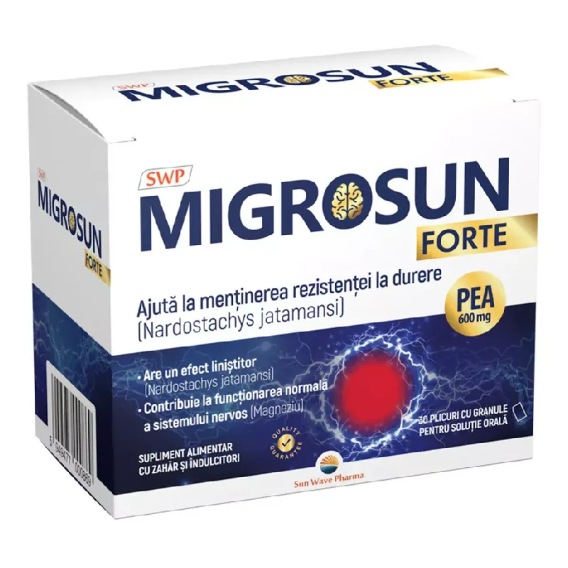 Migrosun Forte, 30 Plicuri Cu Granule Pentru Solutie Orala, Sun Wave
