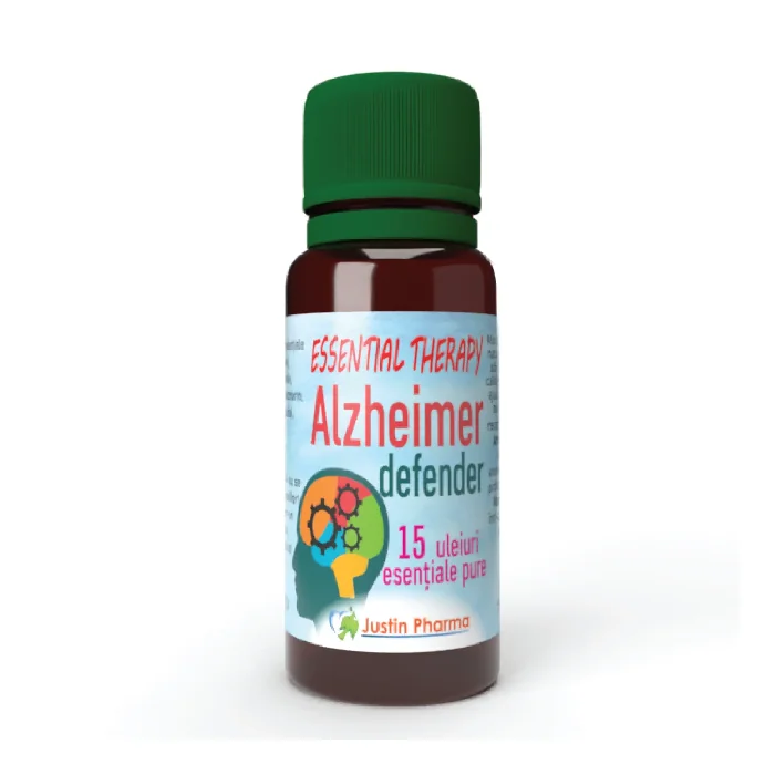 Ulei Terapie Alzheimer Defender, 10 Ml, Uz Aromaterapie, Justin Pharma