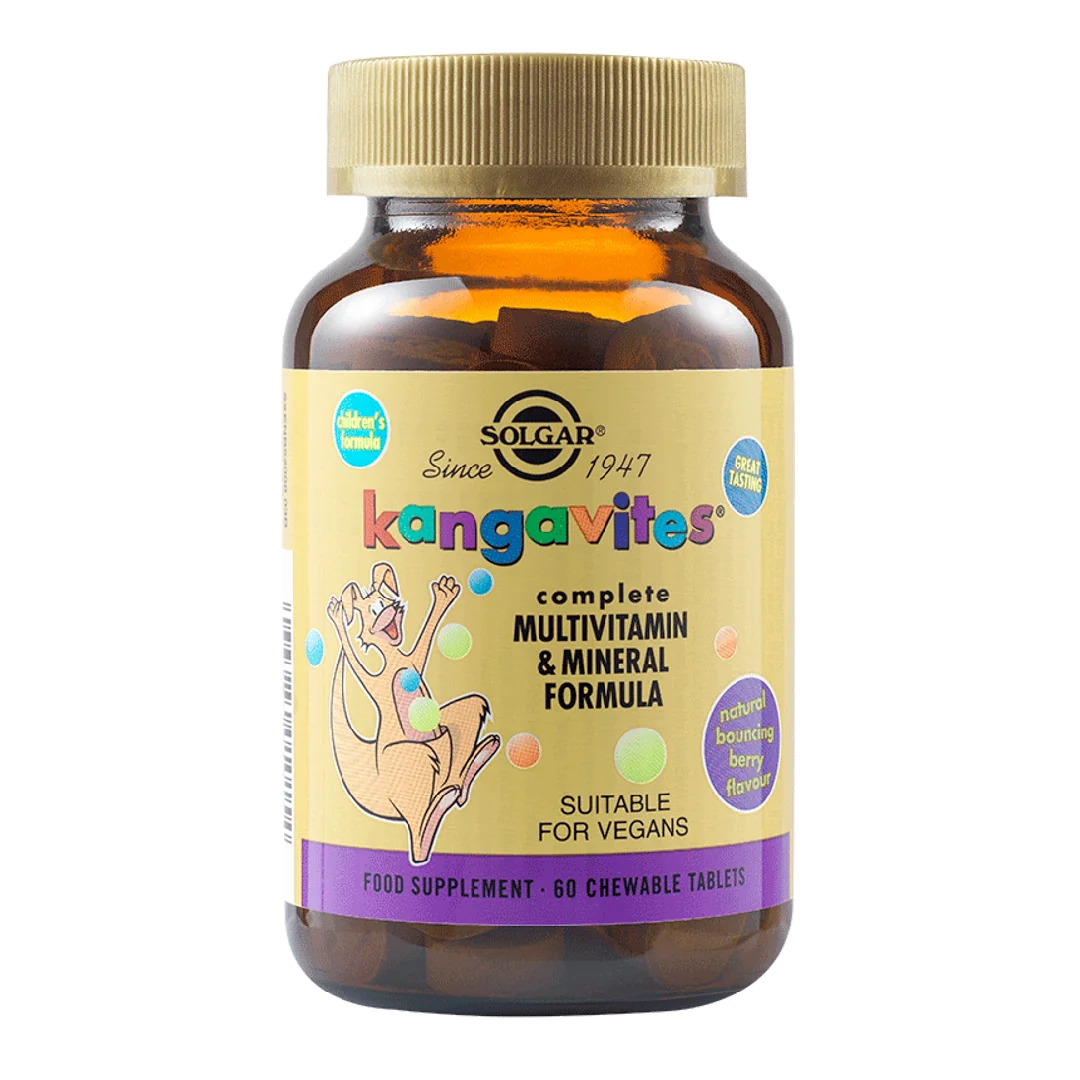 Multivitamine Kangavites, +3 Ani, 60 Tablete, SOLGAR